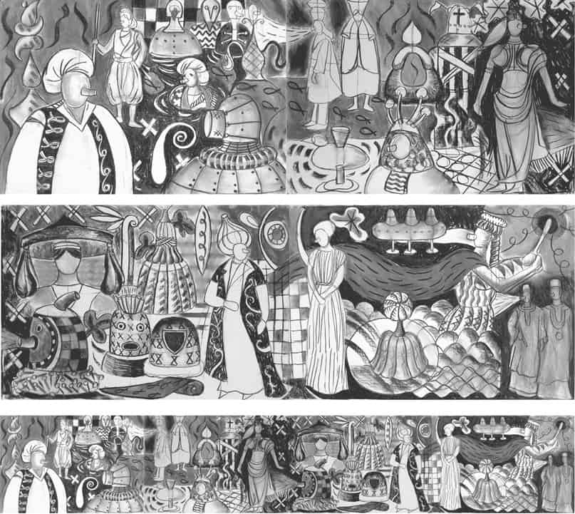 Untitled 2003 Charcoal on paper