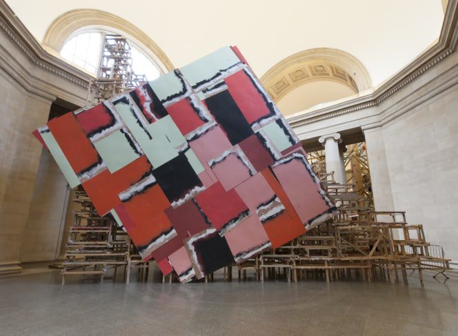 Phyllida Barlow, dock, 2014. Installation view: Tate Britain 2014. J Fernandes, Tate Photography