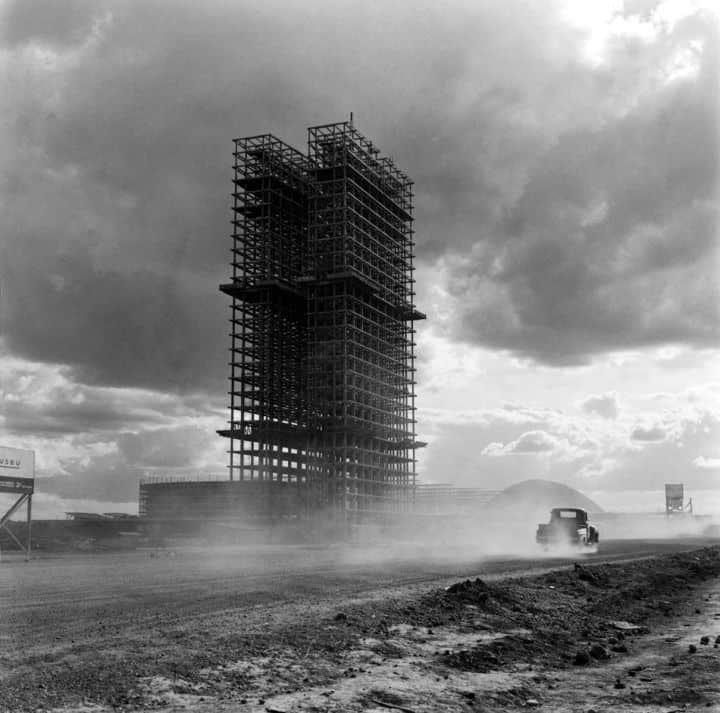 Palácio do Congresso Nacional. Brasília, 1958. Foto: Marcel Gautherot/IMS